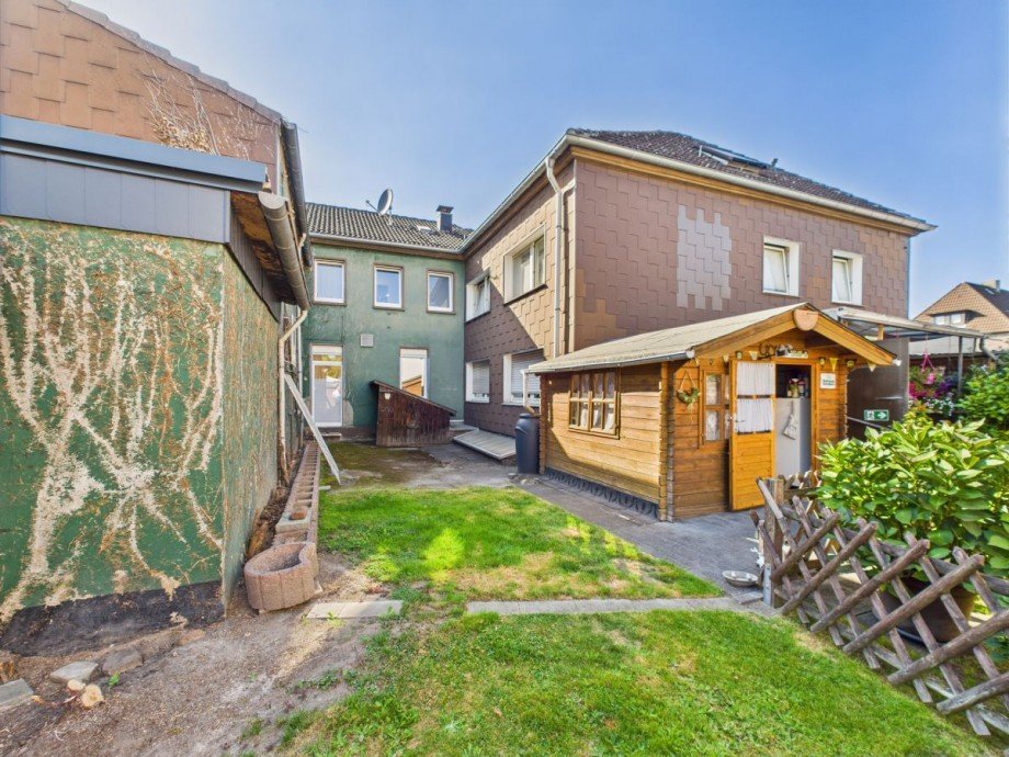 Garten Ansicht Mehrfamilienhaus Oberhausen